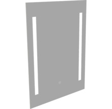 Obdĺžnikové zrkadlo s bočným osvetlením