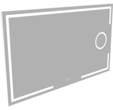 Obdĺžnikové zrkadlo s obvodovým osvetlením