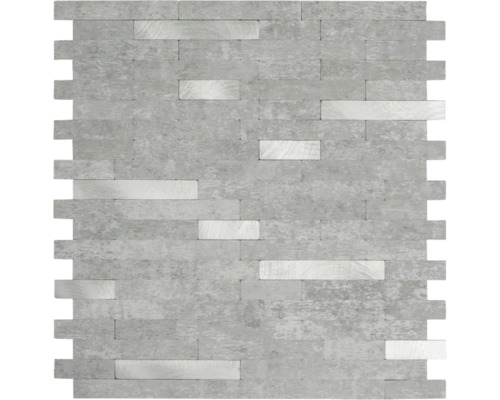 Mozaiková dlaždica z kameniny a kovu