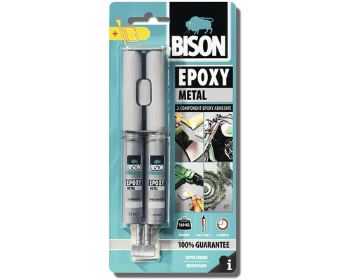 Bison epoxidové lepidlo na kov, dvojzložkové