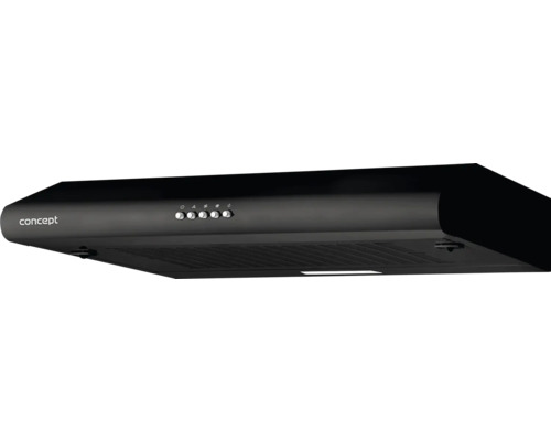 Čierny podstavný digestor Concept