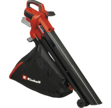 Akumulátorový vysávač lístia Einhell so zberným vakom a kolieskami