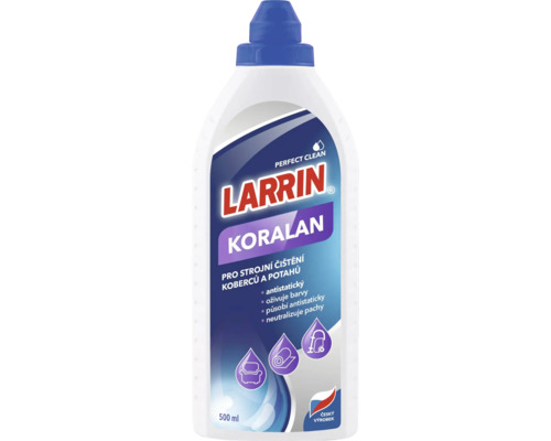 Larrin Koralan čistič kobercov a čalúnenia, 500 ml fľaša