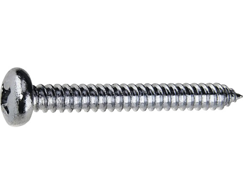 Skrutka do plechu 2,2x6,5 PH, valcová hlava, zinok biely, 100ks Skrutka s guľovou hlavou