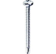 Kovová skrutka so šošovkovou hlavou a závitom