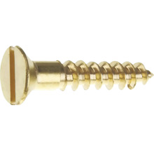 Kovový skrutka s drážkou