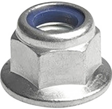 Prírubová matica so zverným prvkom