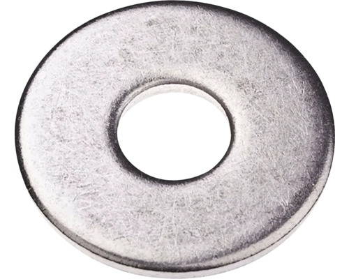 Jedna kovová podložka.