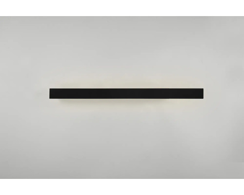 Čierne LED nástenné svietidlo na osvetlenie miestnosti