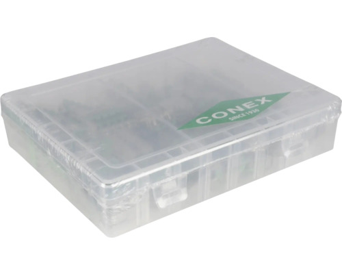 Plastový sortimentný box s logom Conex