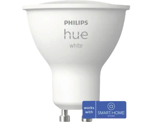 LED žiarovka Philips HUE 8720169230170 White GU10 4,2 W 400lm stmievateľná - kompatibilná so SMART HOME by hornbach Žiarovka Philips Hue White