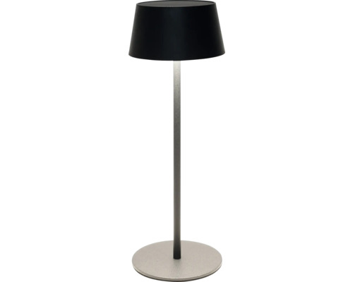 Stolná lampa s tienidlom a okrúhlou základňou