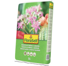 FloraSelf substrát pre kaktusy a sukulenty, 5 litrov
