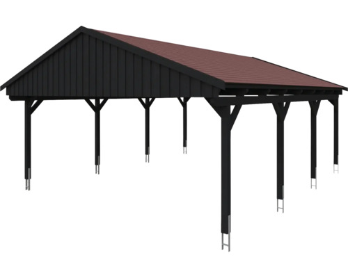 Voľne stojaci prístrešok pre auto so strechou