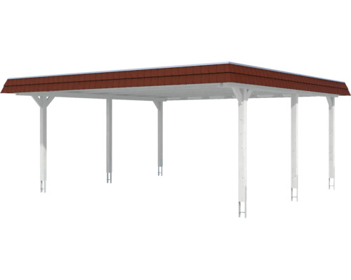 Voľne stojaci carport s škridlovou strechou