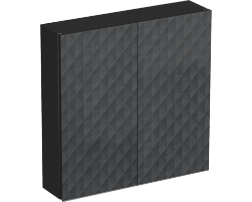Závesná skrinka Intedoor TRENTA čierna matná 60 x 60 x 15 cm TRE HZ 60x15 2D B U129