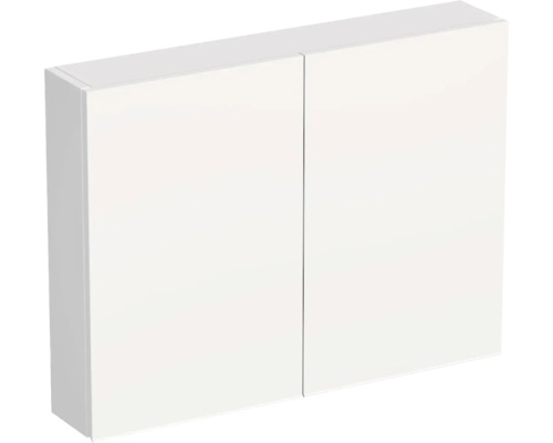 Závesná skrinka Intedoor TRENTA biela matná 80 x 60 x 15 cm TRE HZ 80x15 2D W 379 Zrkadlová skrinka s dvomi dvierkami