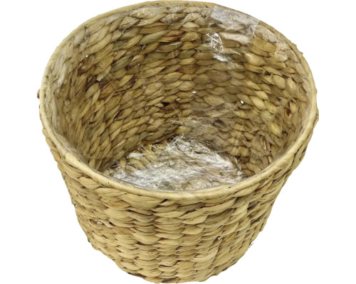 Pletený kvetináč s plastovou vložkou