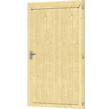 Drevené dvere s kovovou kľučkou