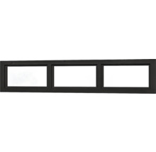 Trojitý drevený okenný rám