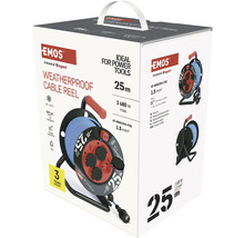 Balenie vodoodolného káblového navijaka EMOS s dĺžkou kábla 25 metrov