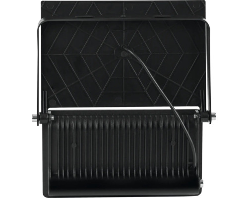 Čierny LED reflektor s držiakom zozadu