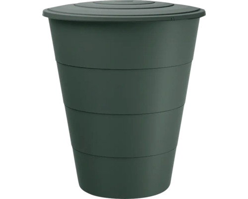 Plastový sud na dažďovú vodu s vekom