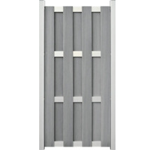 Plastový plot s drevenou štruktúrou