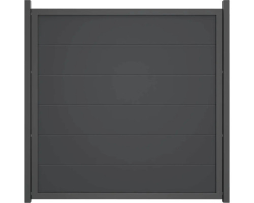 Hliníková záhradná bránka s vodorovnými panelmi