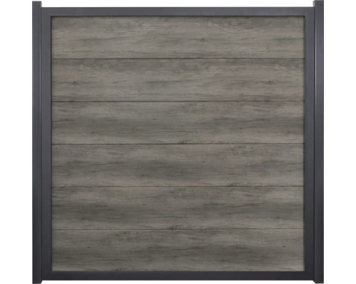 Plotový prvok s drevenou štruktúrou a rámom