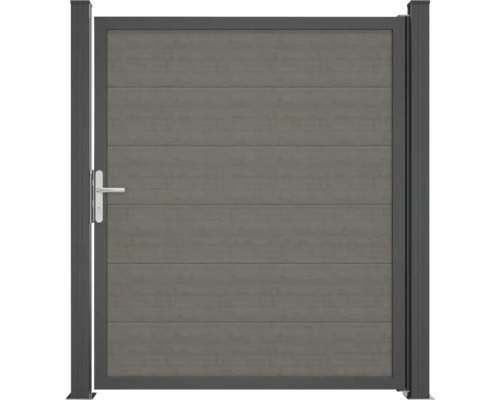 Záhradná bránka z dreva a kovu