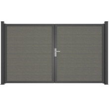 Dvojkrídlová brána do záhrady