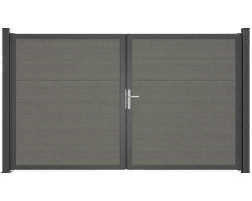 Dvojkrídlová brána do záhrady