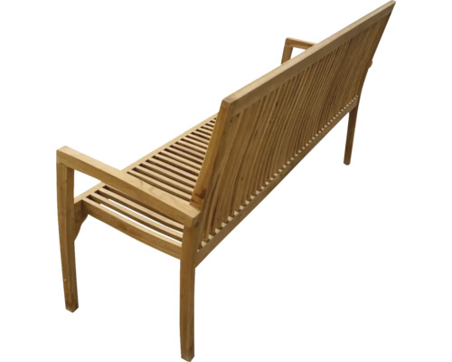 Drevená lavička do záhrady