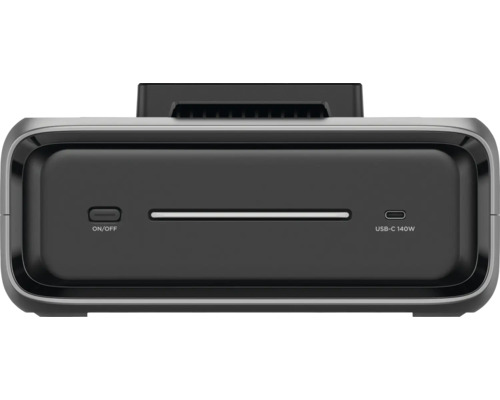 Čierna napájacia stanica s vypínačom a portom USB-C 140 W