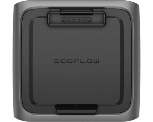 Logo EcoFlow na prenosnej elektrárni