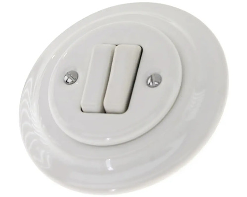 Dvojitý keramický vypínač na ovládanie elektrických obvodov