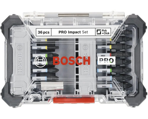 Sada bitov Bosch Professional Pro Impact, 36 ks