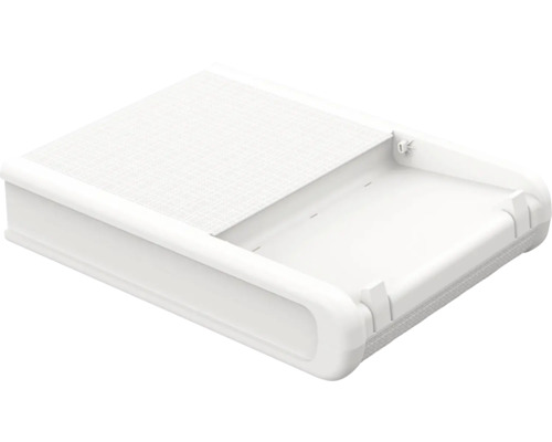 Biela kúpeľňová polica na montáž na stenu