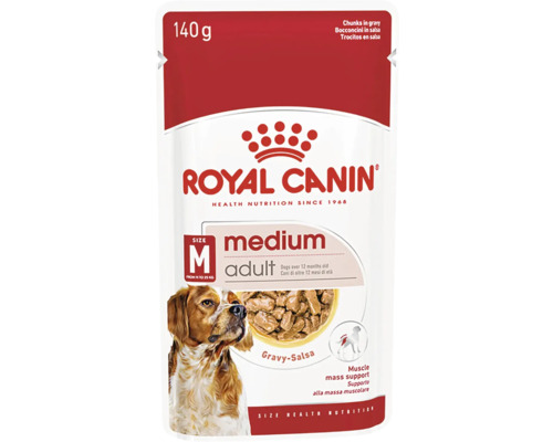 Kapsička pre psov Royal Canin Medium Adult 10x140 g Royal Canin Adult krmivo pre psov Medium, 140 gramov
