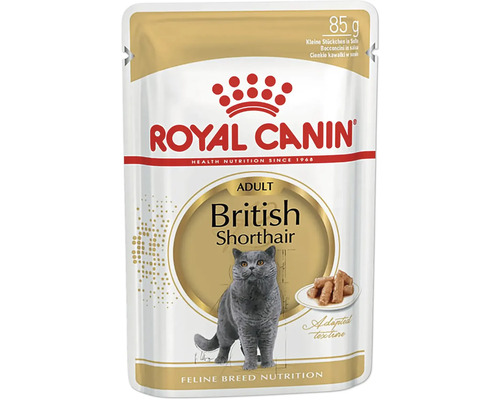 Kapsička pre mačky Royal Canin British Shorthair 85 g Krmivo pre dospelé mačky Royal Canin British Shorthair, 85 gramov