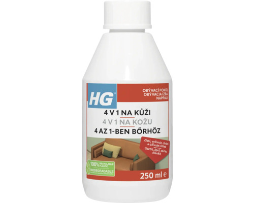 Čistiaci prostriedok HG na kožu 4v1 250 ml