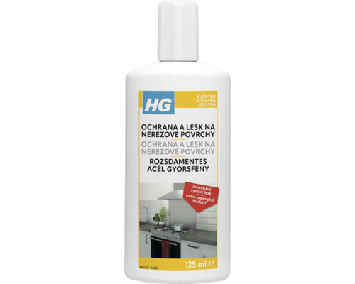 Lesk HG pre nerezový kov 125 ml