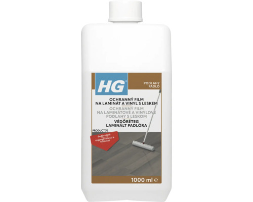 HG ochranný film s leskom pre laminátové plávajúce podlahy 1 l HG Ochranný film na laminát a vinyl s leskom, 1000 ml