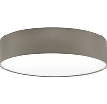 Okrúhle stropné svietidlo s látkovým tienidlom