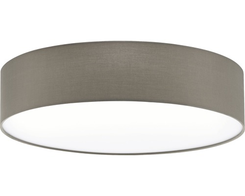 Okrúhle stropné svietidlo s látkovým tienidlom