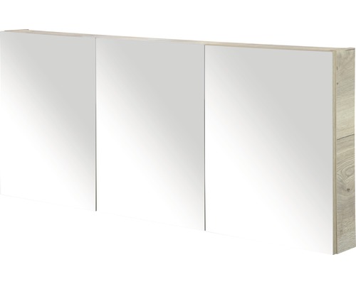 Zrkadlová skrinka s tromi dvierkami do kúpeľne