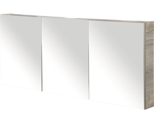 Zrkadlová skrinka s tromi dvierkami do kúpeľne