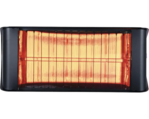 Detail zapnutého ohrievača