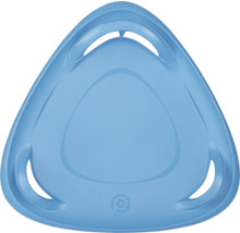 Trojuholníkový klzák na sneh z plastu s držadlami